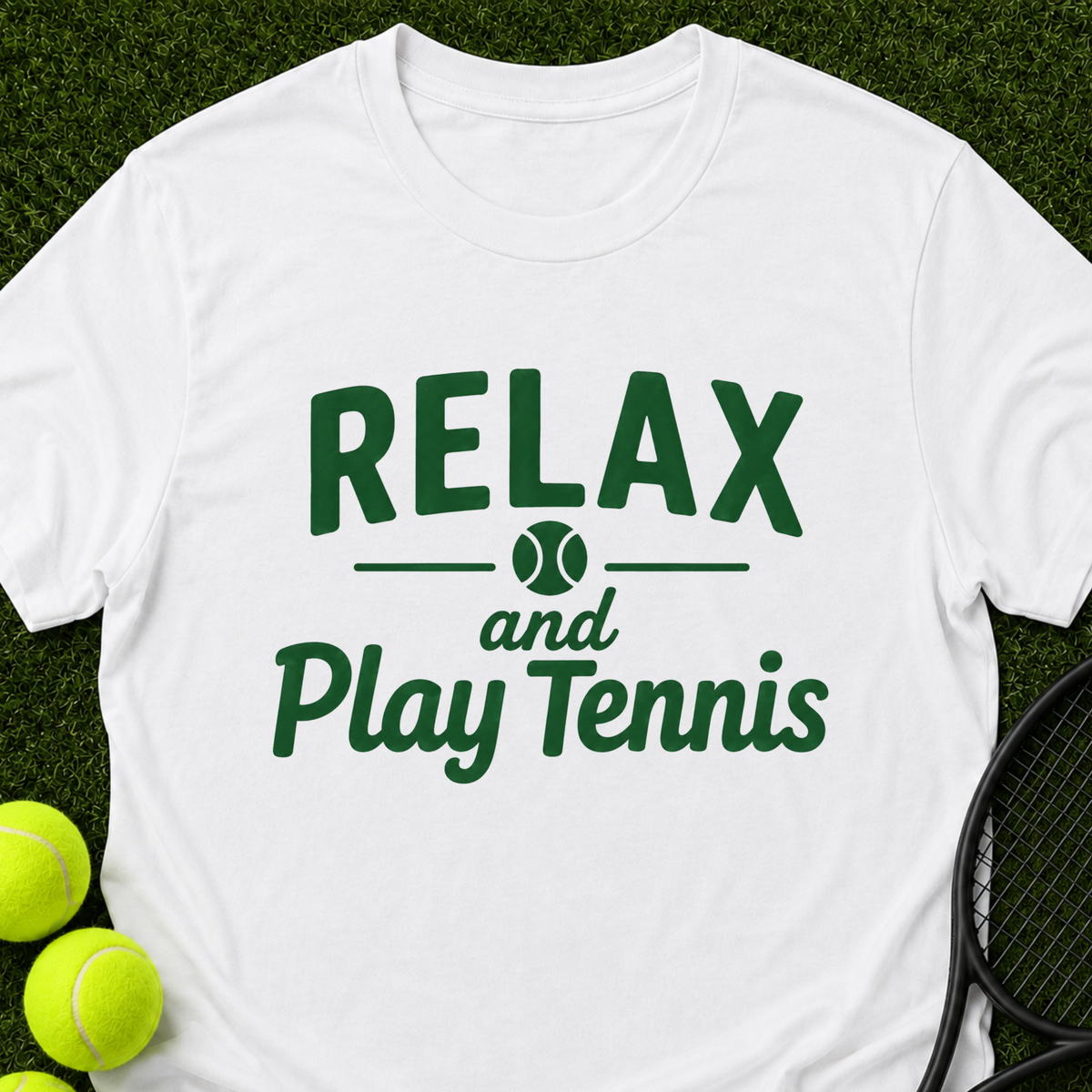 Relax and Play Tennis T-Shirt