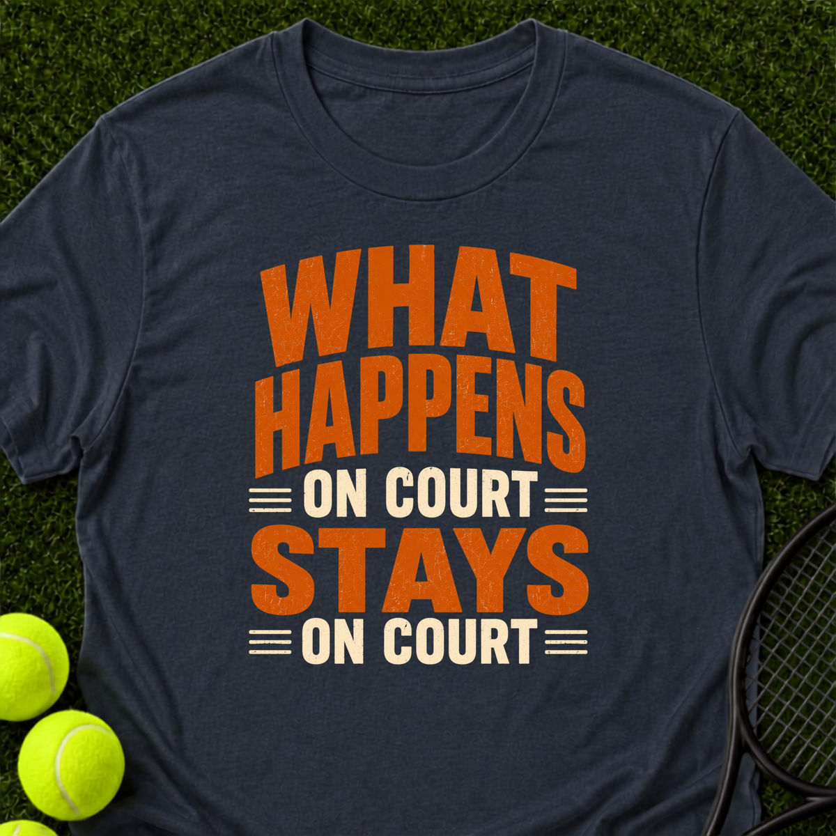 What Happens On Court... T-Shirt