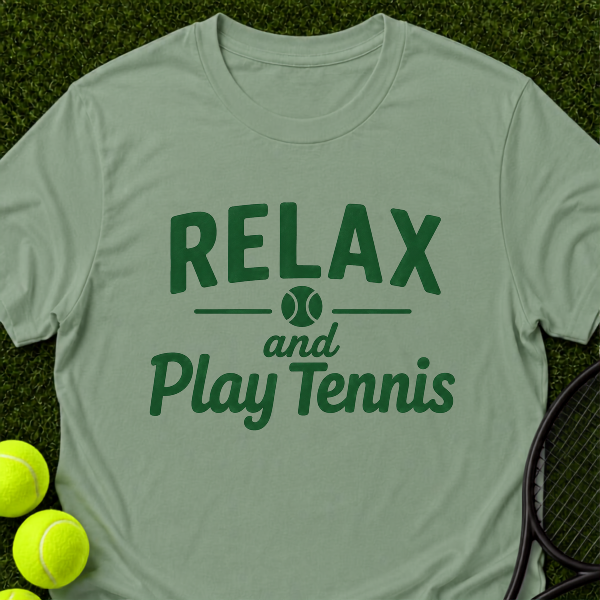 Relax and Play Tennis T-Shirt