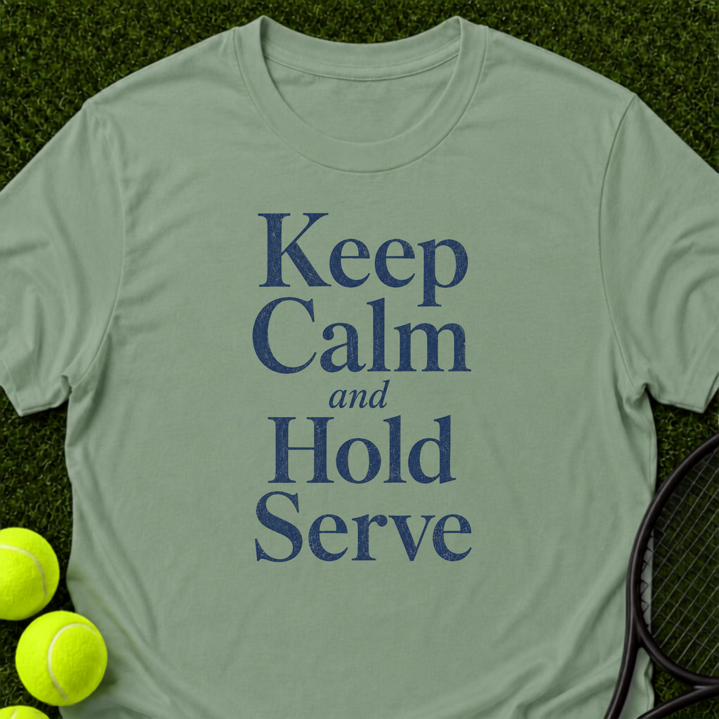 Keep Calm and Hold Serve T-Shirt