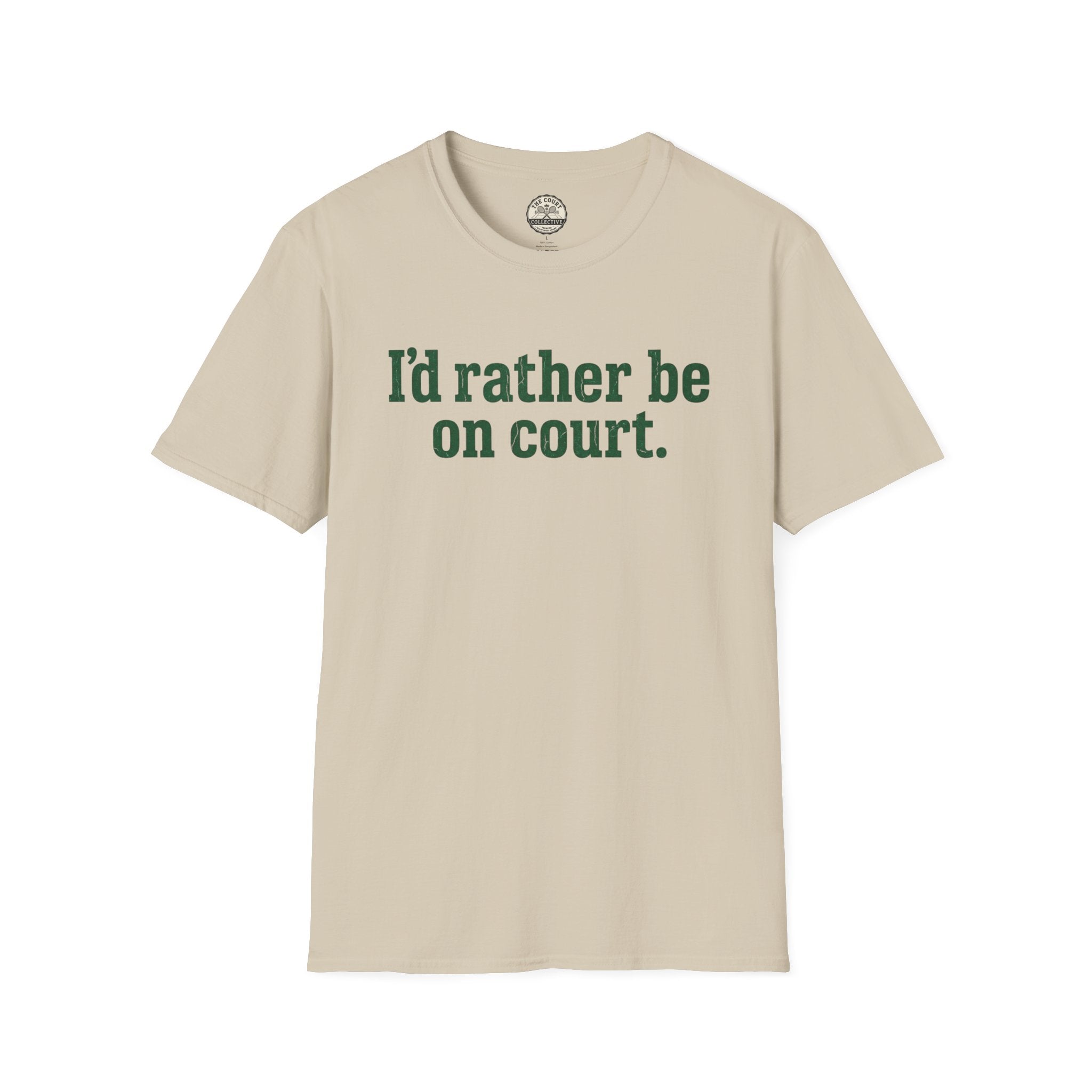 I'd Rather Be On Court T-Shirt