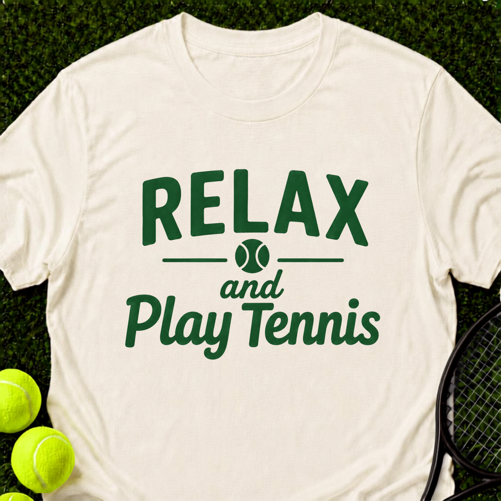 Relax and Play Tennis T-Shirt