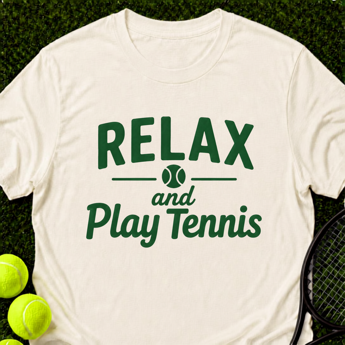 Relax and Play Tennis T-Shirt