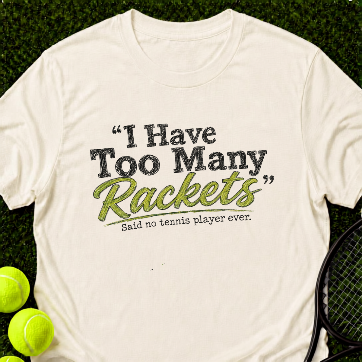 Too Many Rackets T-Shirt